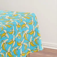 Modern Trendy Yellow Banana Tropical Fruit Pattern Tablecloth