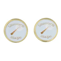 Unicorn Magic: The Golden Charm Cufflinks