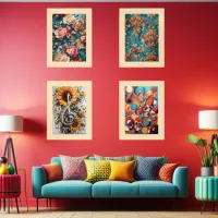 Colorful Wall Art Sets