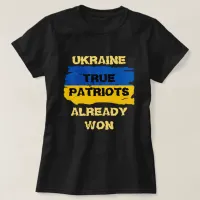 Warriors Blue and  Yellow Ukraine Flag   T-Shirt