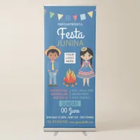 Festa Junina Corporate/Club Party add logo Retractable Banner