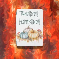 Thanksgiving Friendsgiving Colorful on White | iPad Air Cover