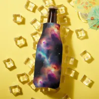 Stellar Symphony Galactic Nebulas Pattern Bottle Cooler