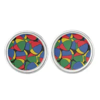 Juggler Juggling Balls Patterned Wedding Cufflinks