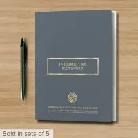 Simple Modern Elegant Income Tax Folders