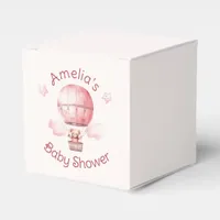 Sweet Little Girl on the Way Baby Shower Favor Boxes