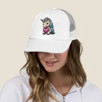 Cute Unicorn Trucker Hat