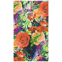 Abstract Floral Flower Tablecloth