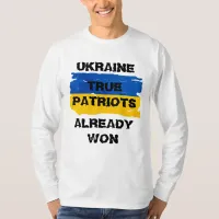 Warriors Blue and  Yellow Ukraine Flag   T-Shirt