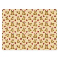 Cute Christmas Teddy Bears  Tissue Paper