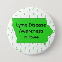 Lyme Disease Awareness in Iowa Button