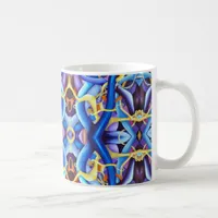 Contemporary Blue Abstract - Depth Illusion Coffee Mug