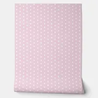 Pretty Polka Dot Pattern Cute Dotty Pastel Pink Wallpaper