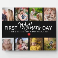 Simple First Mother’s Day Photo Collage Plaque