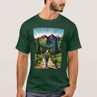 Man Hiking the Trails T-Shirt