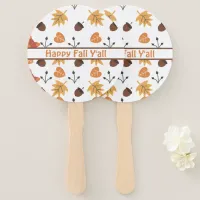 Fall  hand fan