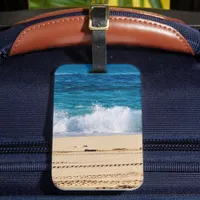 Tropical Beach Luggage Tag