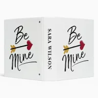 Be mine Cute Valentines 3 Ring Binder