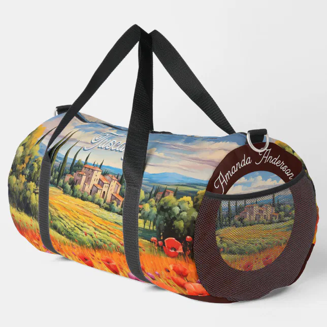 Tuscany Landscape Italy Travel & Gym Duffle Bag