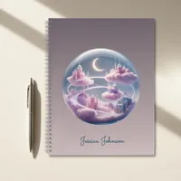 Personalized Celestial Floating City  Notebook