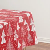 Red Christmas Pattern#6 ID1009 Tablecloth