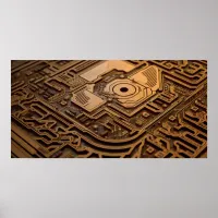 Cryptic MEMS Etching Poster