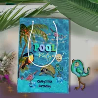 Summer Fun Pool Party Tropical Medium Gift Bag