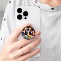 Mouse family at the dining table -  PopSocket