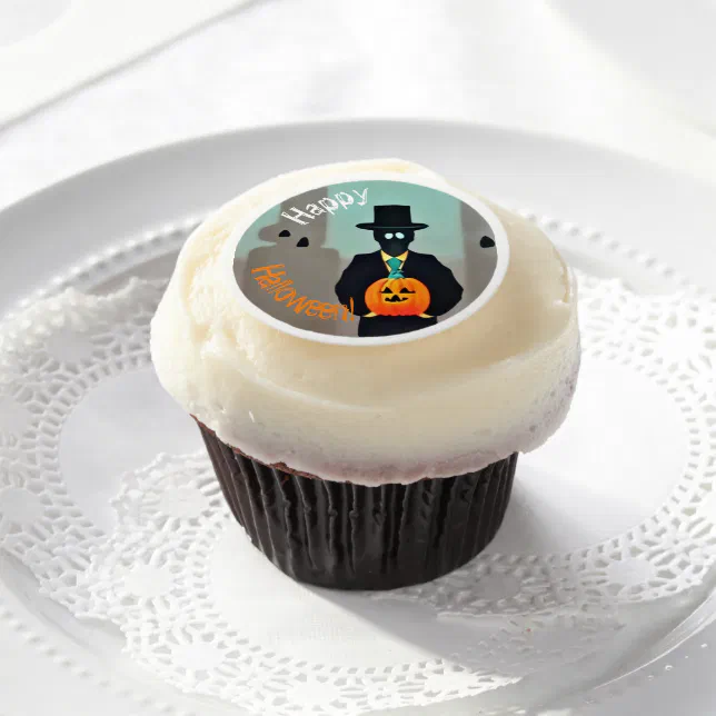 Stylish Halloween Monster Paper Sachets with Edible Frosting Rounds