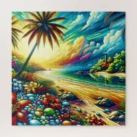 Gorgeous Ai Art | Coastal Beauty Jigsaw Puzzle