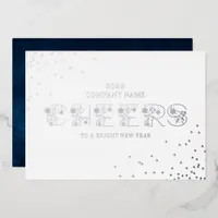 Elegant Simple Holiday Christmas New Year Cheers