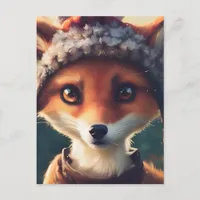 Adorable Red Fox Postcard