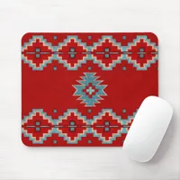 Southwest Mesas Red and Turquoise Mouse Pad