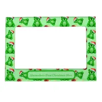 Cute Christmas Teddy Bears  Magnetic Frame