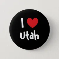 I Love Utah Pinback Button