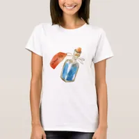 Watercolor Potion Bottle Drink Me T-Shirt