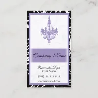 purple Chic Business Cards