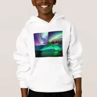 Northern Lights of Alaska Collage Hoodie