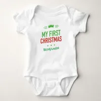 My First Christmas Baby Bodysuit