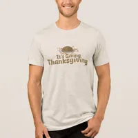 It is Giving Thanksgiving Turkey Day Trend Tri-Blend Shirt