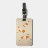 Koi Carp Fish Swimming Cool Luggage Tag