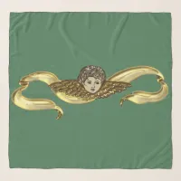 Golden Cherub Ribbon Scarf