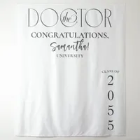 The Doctor Doctoral Graduation Photo Backdrop