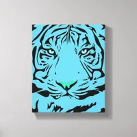 Blue Tiger Canvas Print