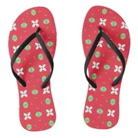 Christmas Holiday Charm Pattern 02 -  Flip Flops