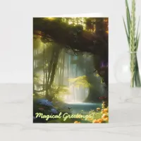 Magical Greetings from Fairytale Forest customize Card