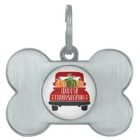 Thanksgiving Truck Pet ID Tag