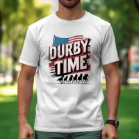 Elegance Unleashed: Derby Time Event Logo T-Shirt