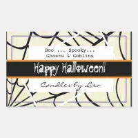 Happy Halloween Candle Making Labels