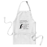 Let Wine Breathe or Mouth-to-Mouth Funny Adult Apron